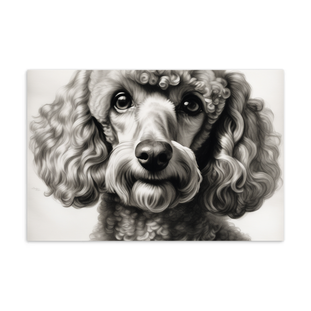 PugMug Custom Tan Poodle Postcard