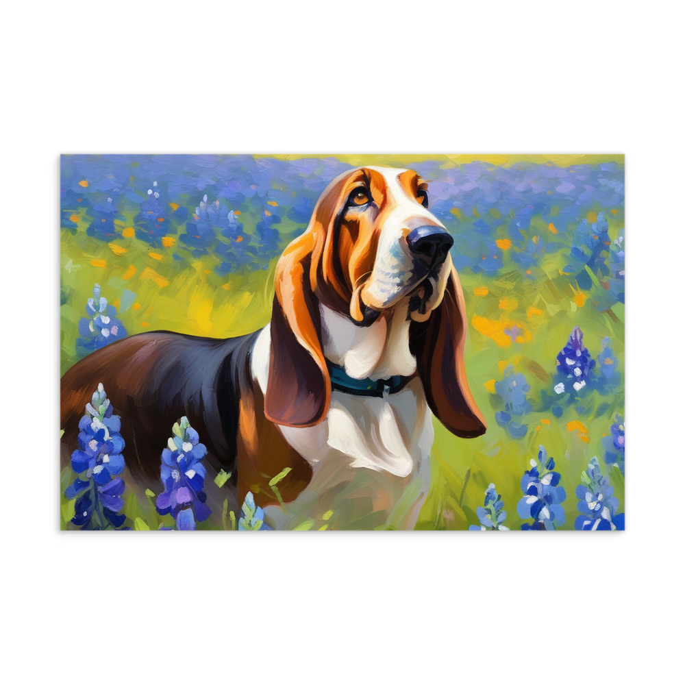 PugMug Custom Basset Hound Postcard