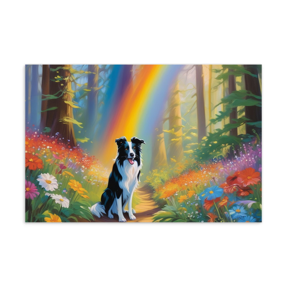 PugMug Custom Border Collie Postcard