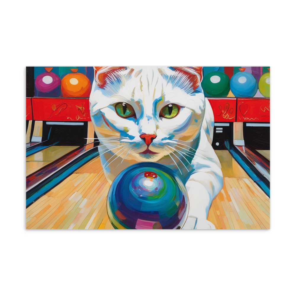 PugMug Custom White Companion Cat Postcard