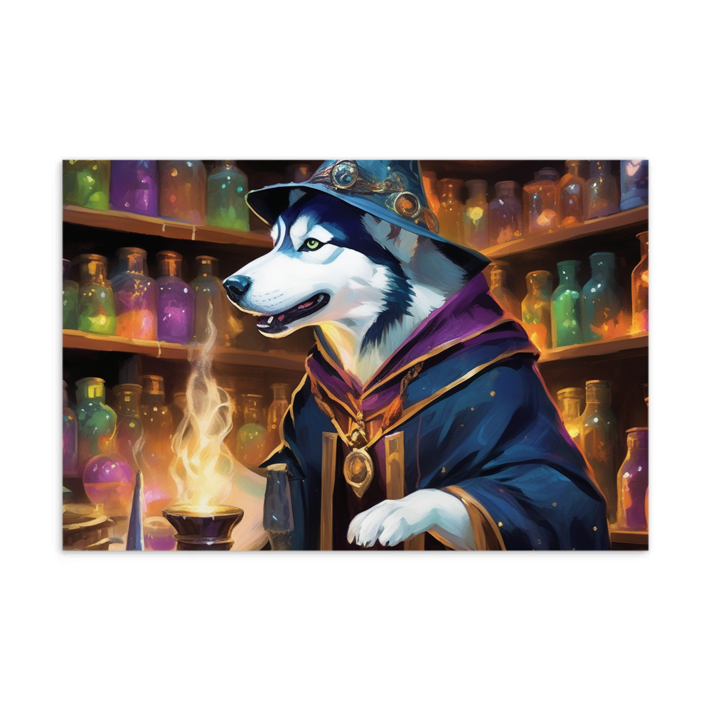 PugMug Custom Siberian Husky Postcard