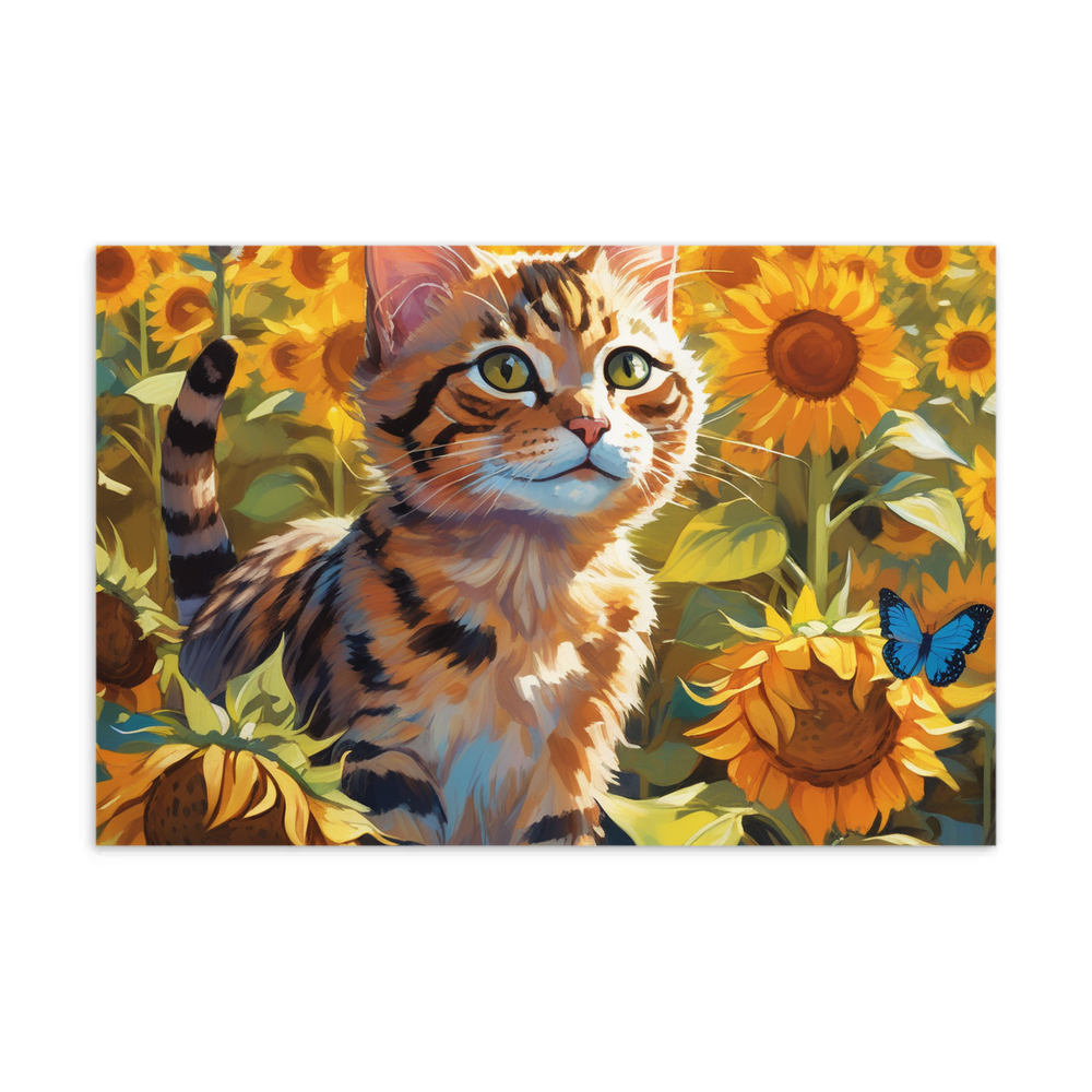PugMug Custom Tabby Exotic Cat Postcard