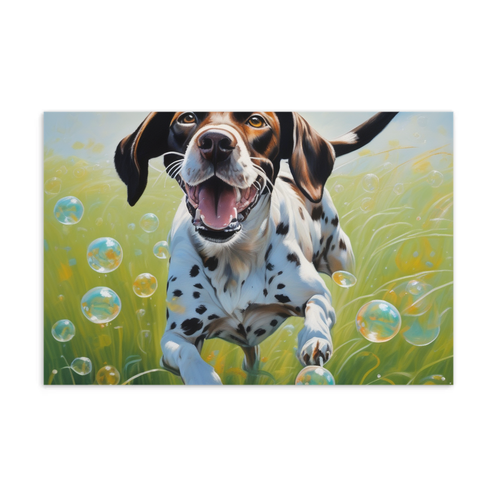PugMug Custom Pointer Dog Postcard
