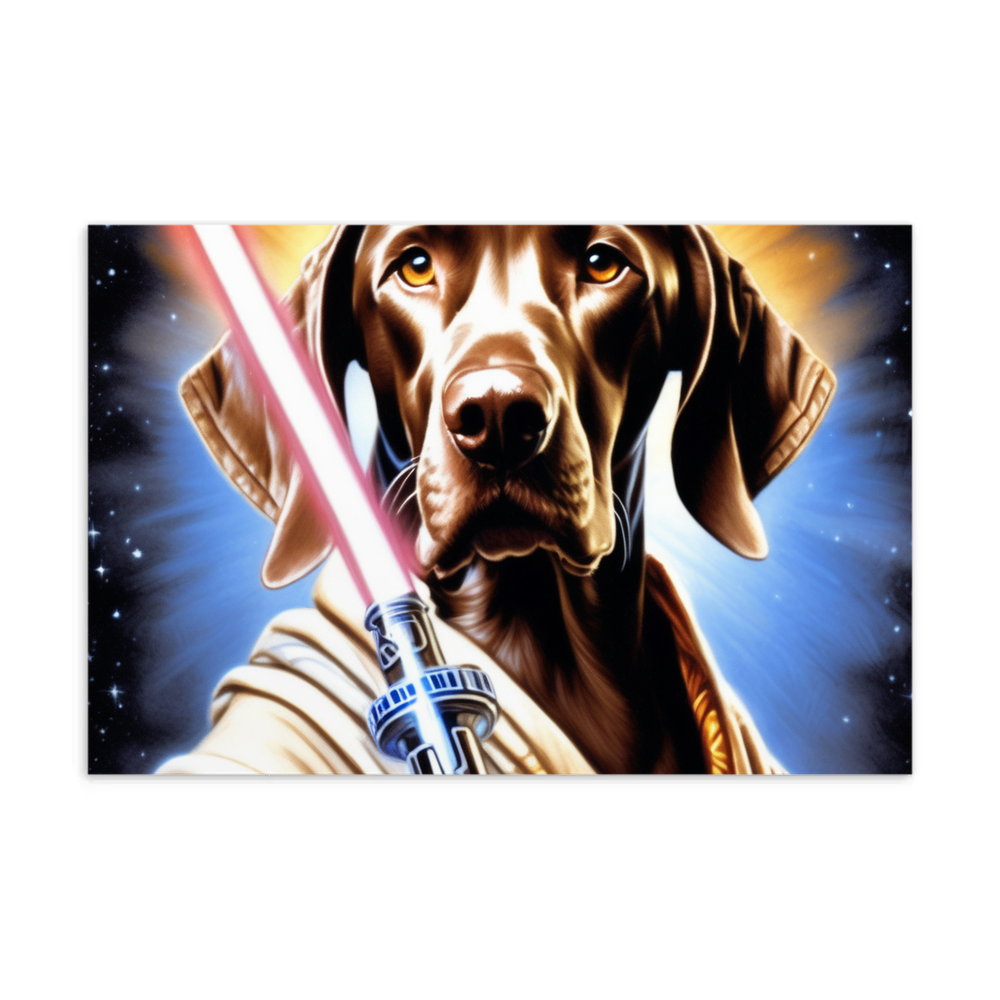 PugMug Custom Weimaraner Postcard