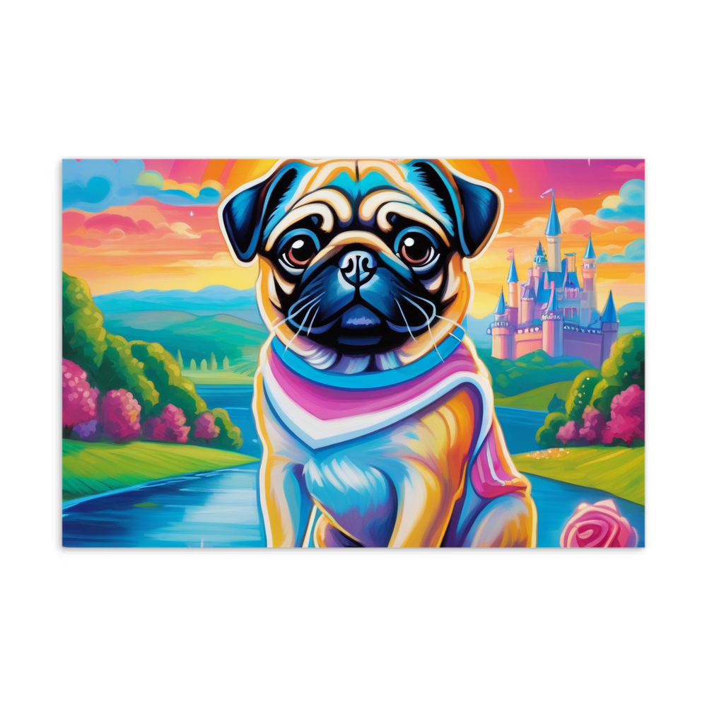 PugMug Custom Pug Postcard