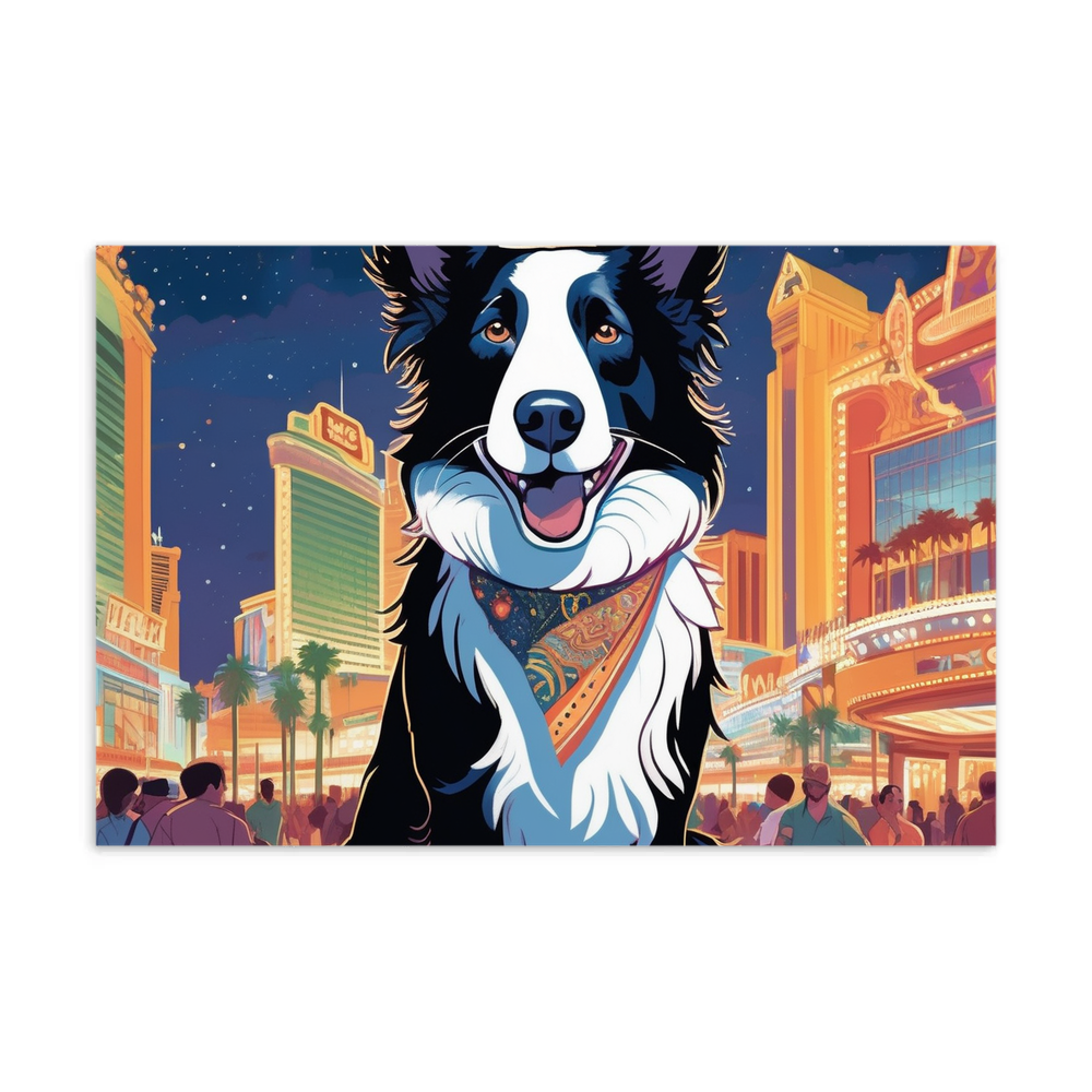 PugMug Custom Border Collie Postcard