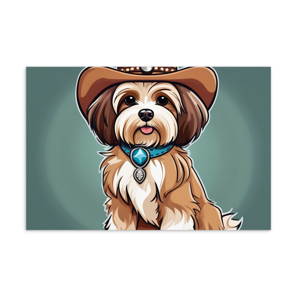 PugMug Custom Tan Havanese Dog Postcard