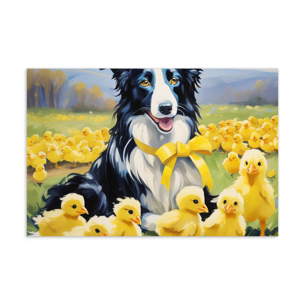PugMug Custom Border Collie Postcard
