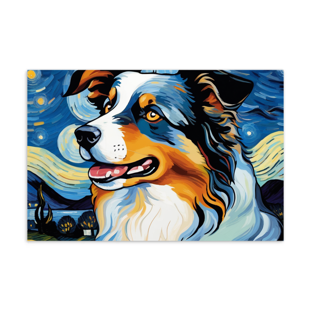 PugMug Custom Australian Shepherd Dog Postcard