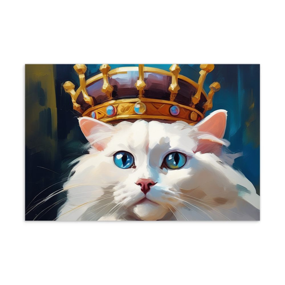 PugMug Custom White Ragdoll Cat Postcard