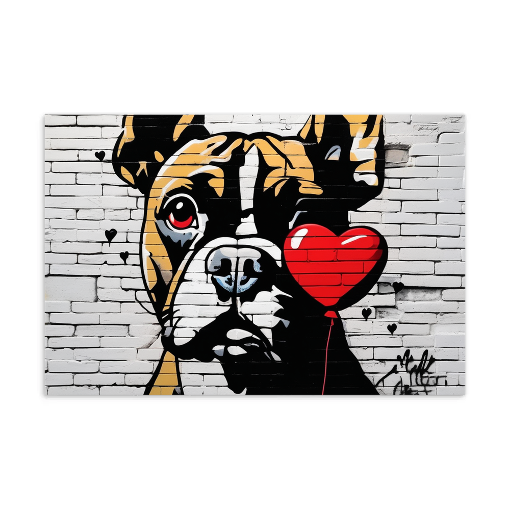 PugMug Custom Boxer Dog Postcard