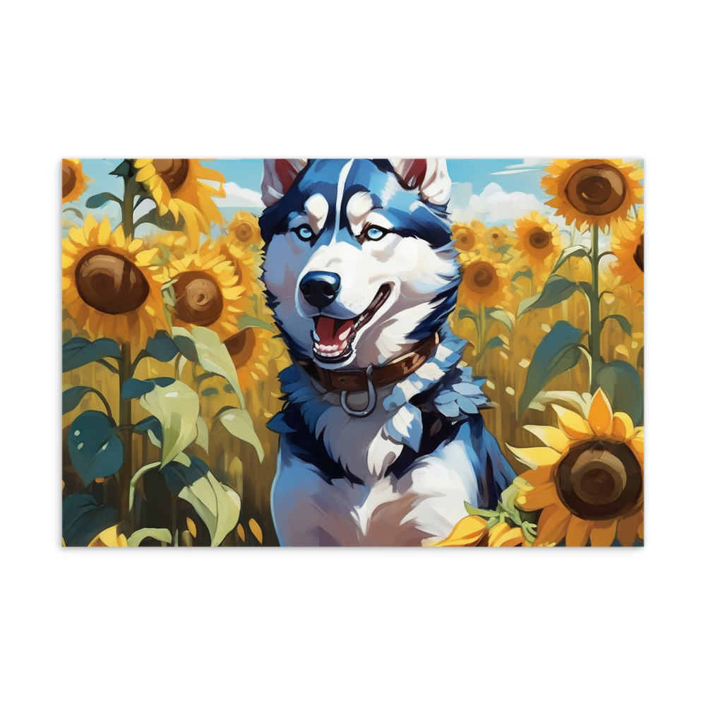 PugMug Custom Siberian Husky Postcard