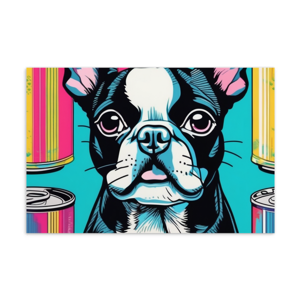PugMug Custom Boston Terrier Postcard