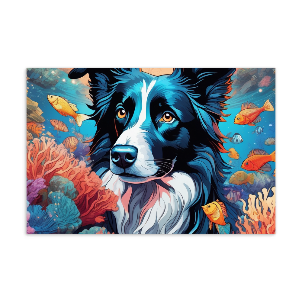 PugMug Custom Border Collie Postcard