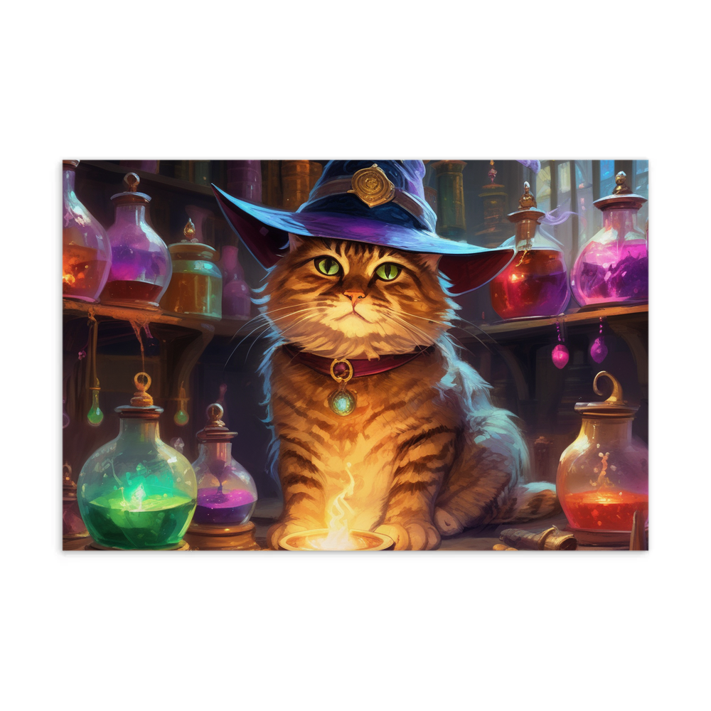 PugMug Custom Tabby Exotic Cat Postcard