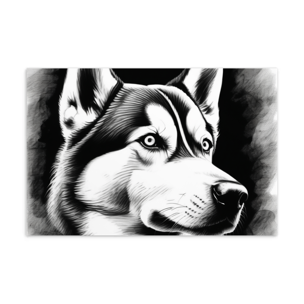 PugMug Custom Siberian Husky Postcard