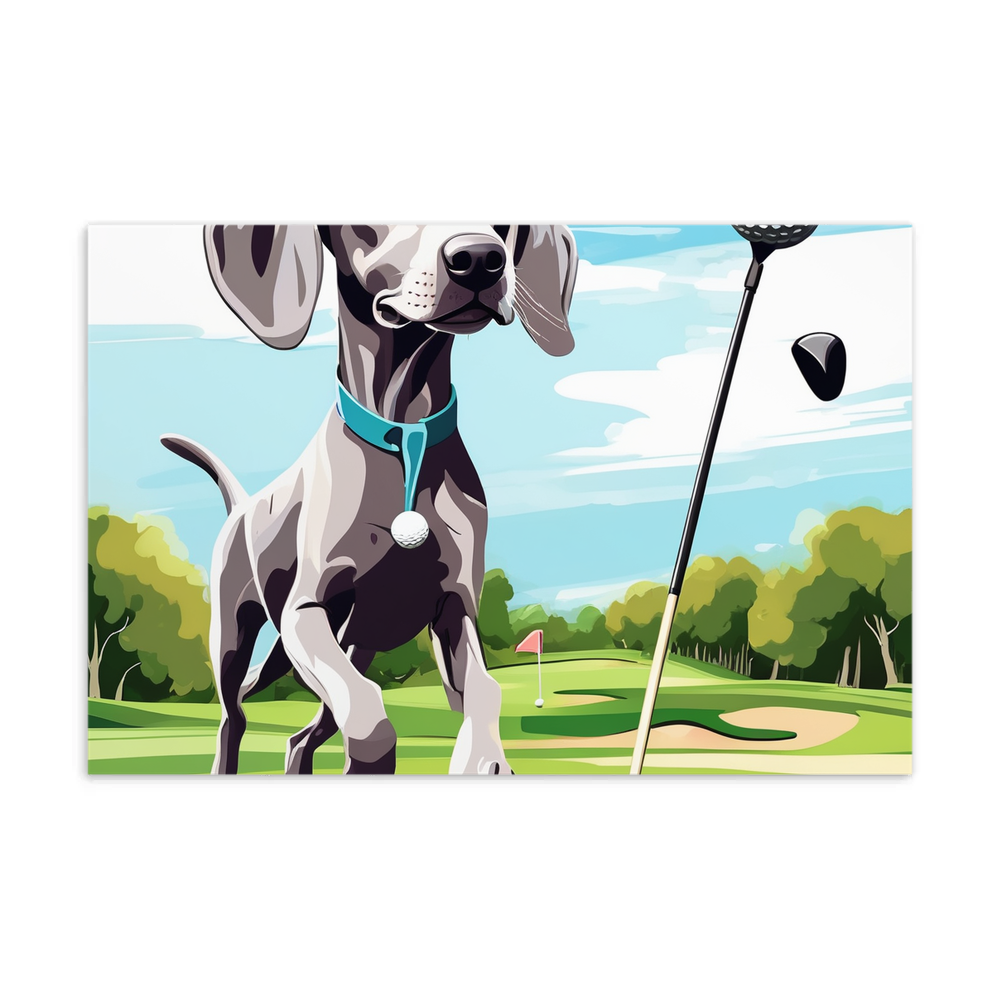 PugMug Custom Weimaraner Postcard