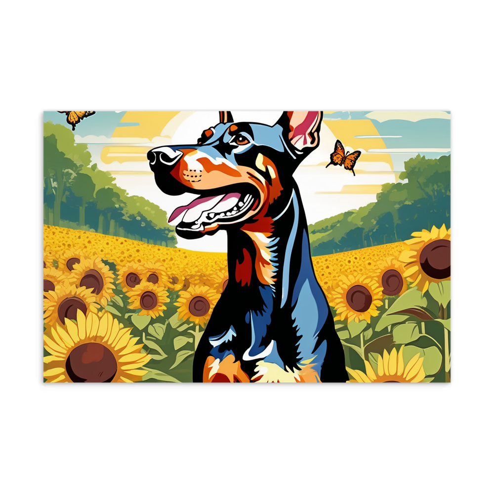 PugMug Custom Doberman Pinscher Postcard