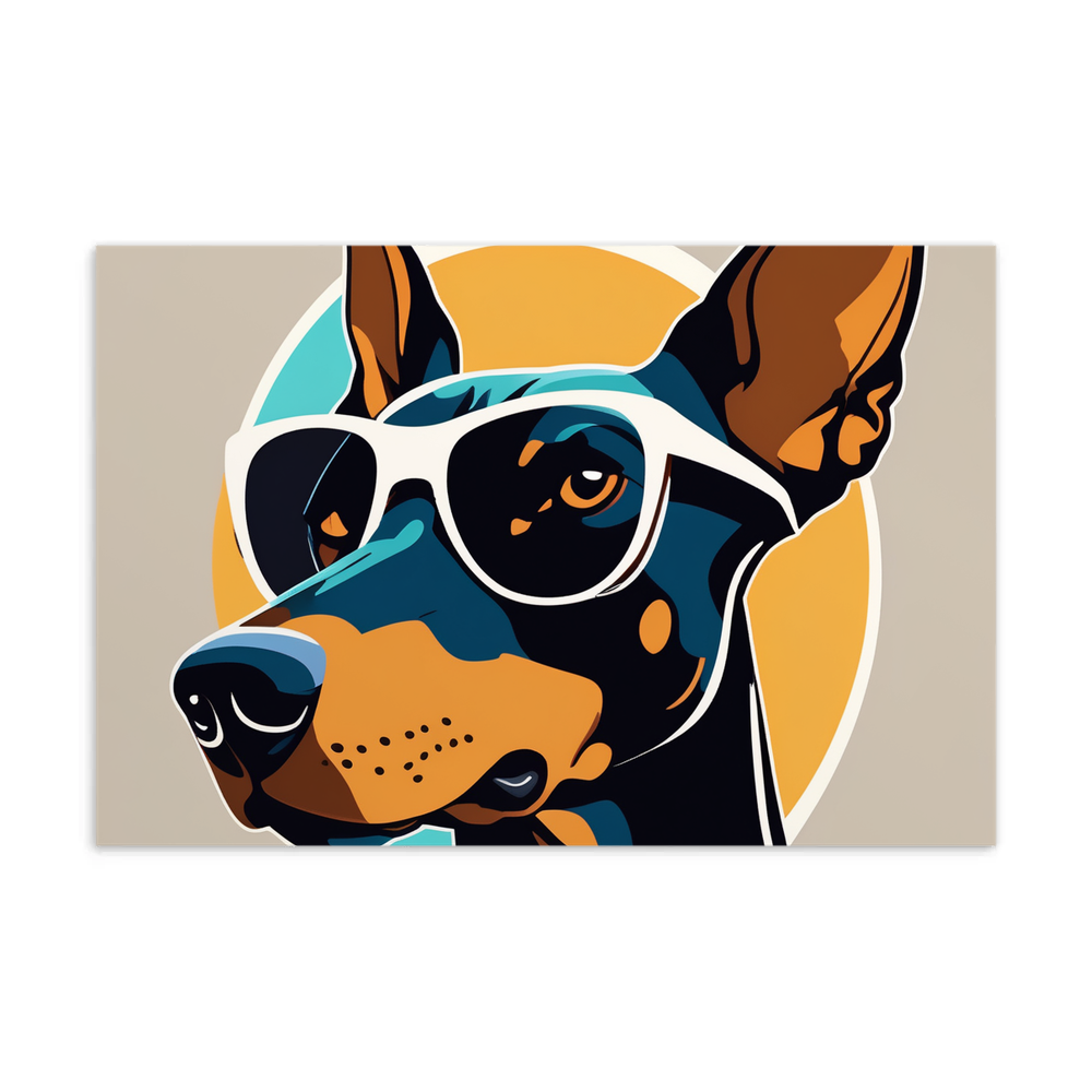 PugMug Custom Doberman Pinscher Postcard