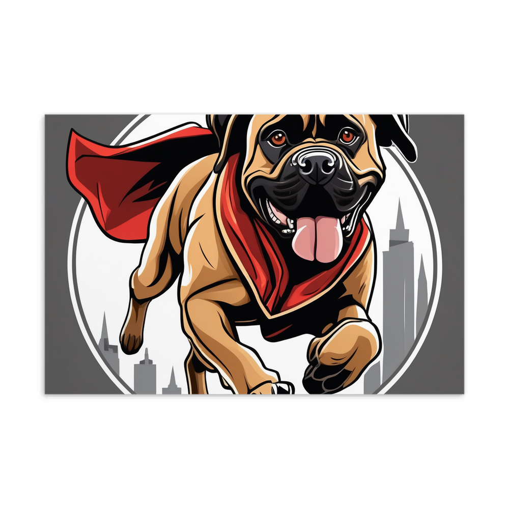 PugMug Custom Mastiff Postcard