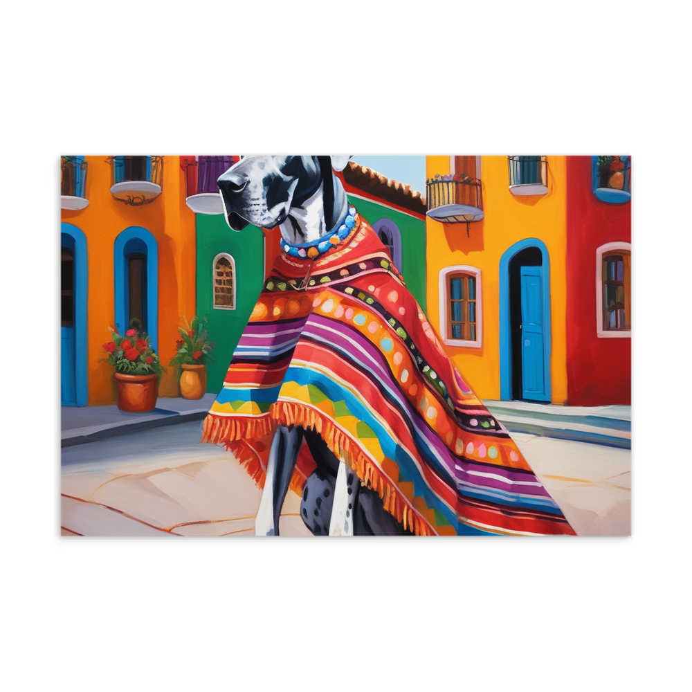 PugMug Custom Great Dane Postcard