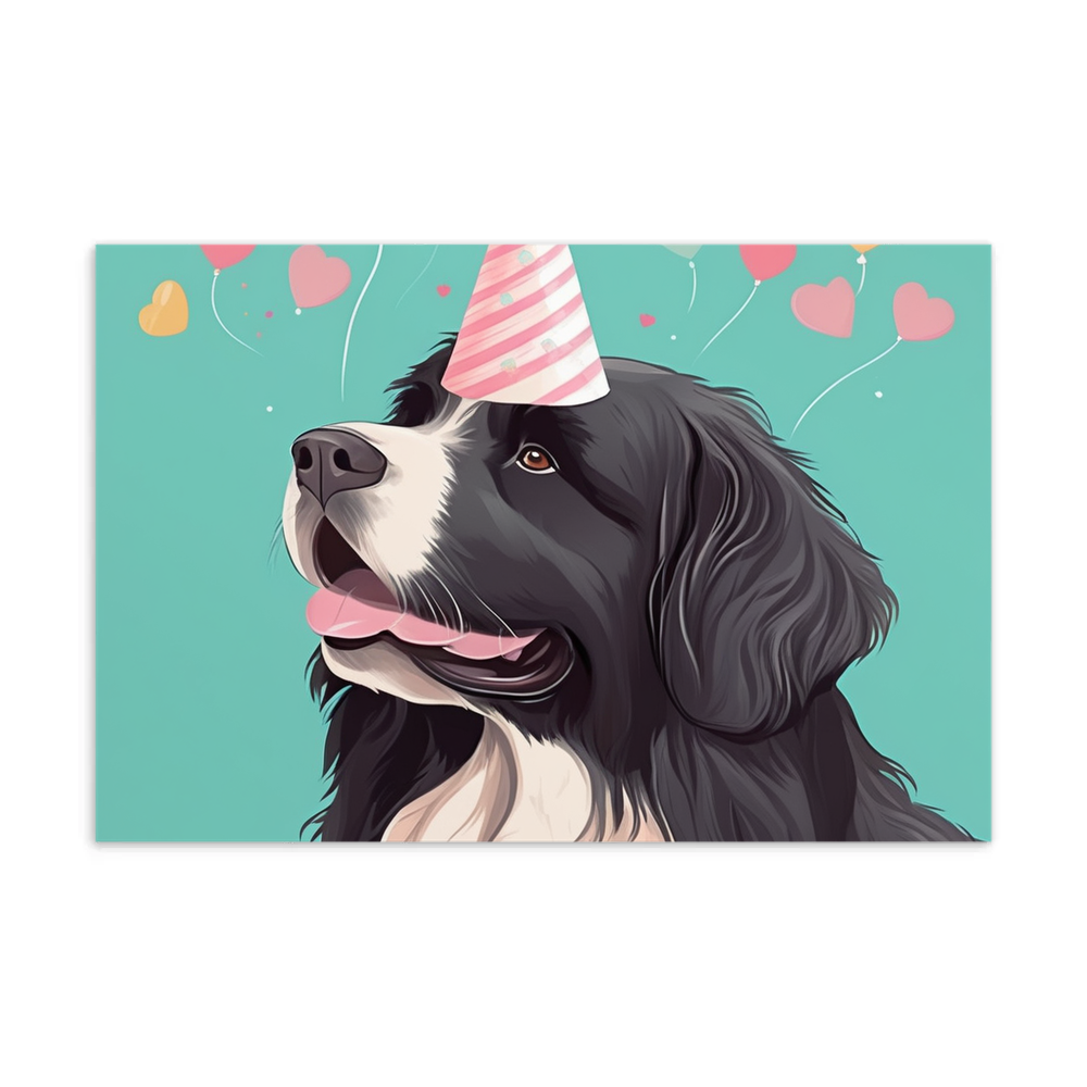 PugMug Custom Newfoundland Postcard