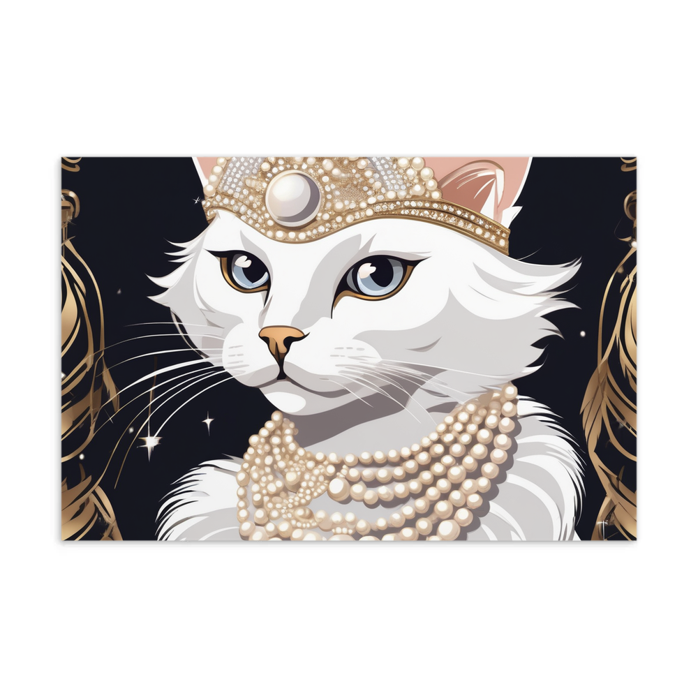 PugMug Custom White Companion Cat Postcard