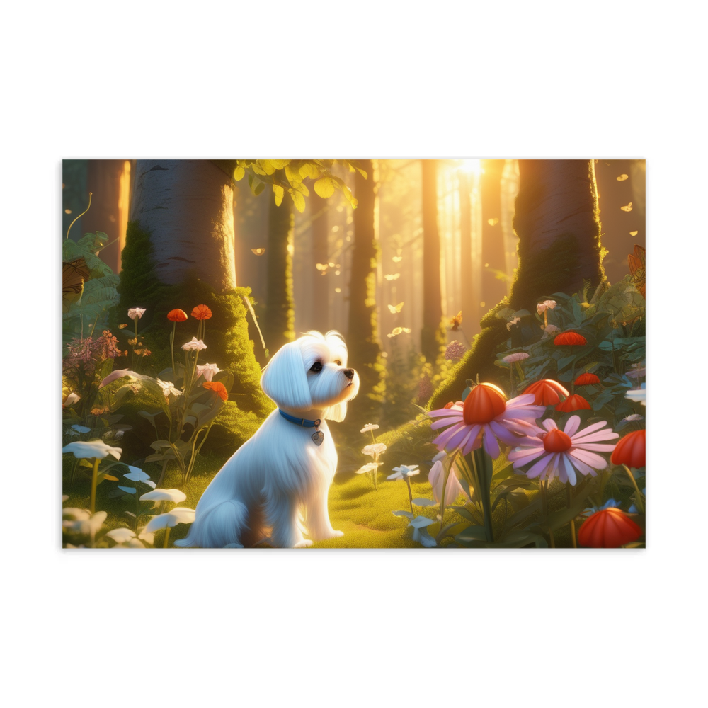 PugMug Custom Maltese Dog Postcard