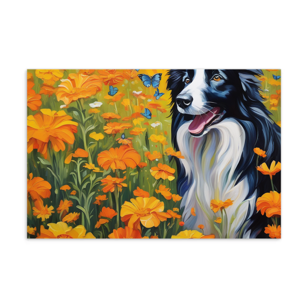 PugMug Custom Border Collie Postcard
