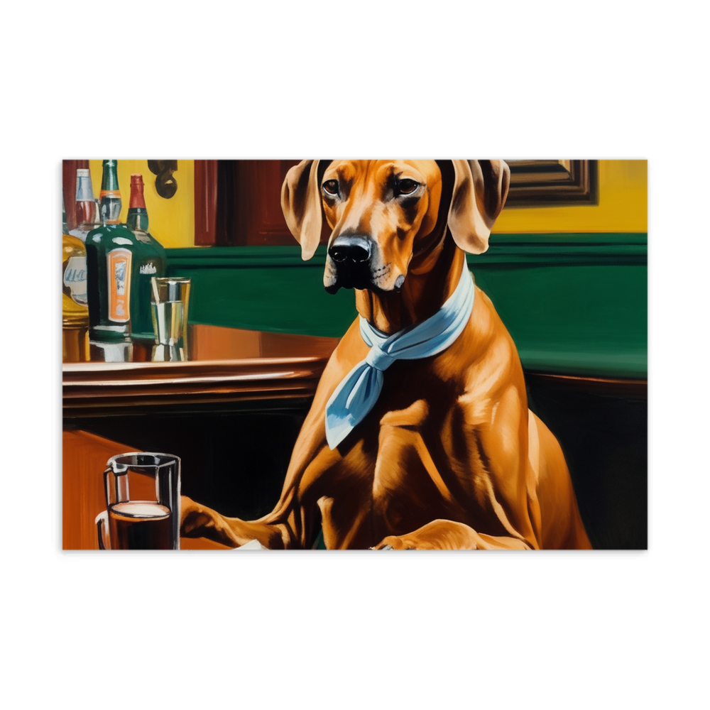 PugMug Custom Rhodesian Ridgeback Postcard