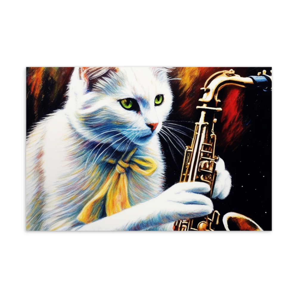 PugMug Custom White Companion Cat Postcard
