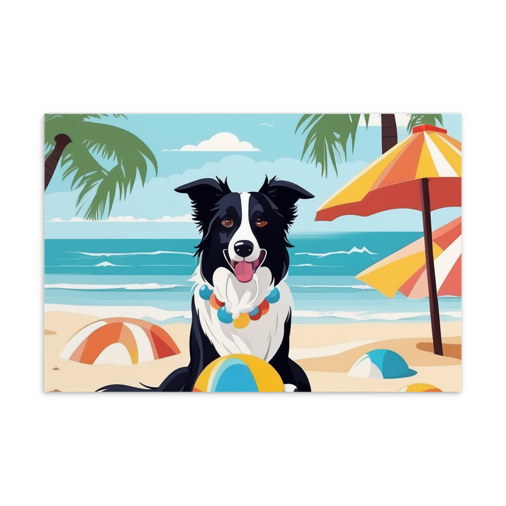 PugMug Custom Border Collie Postcard