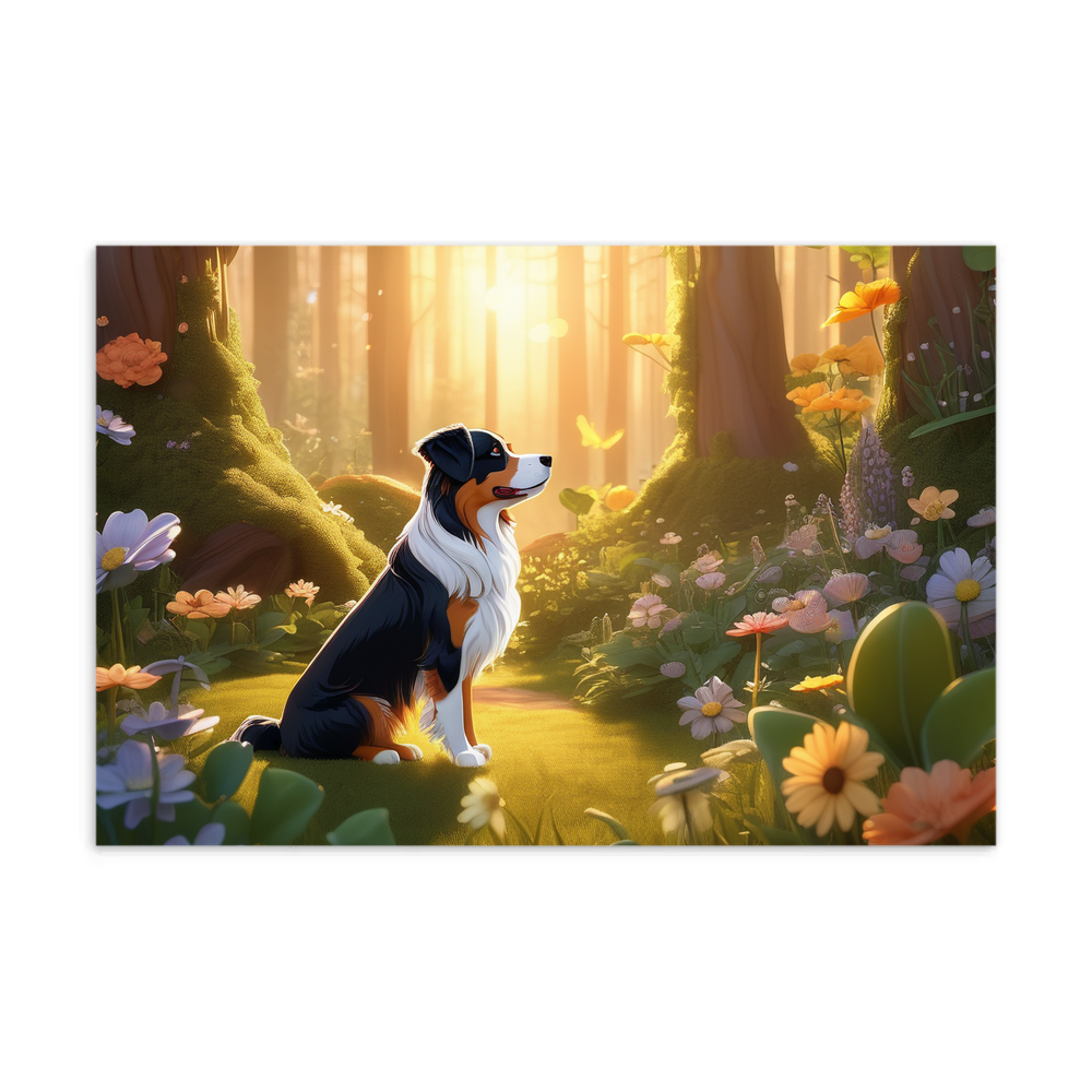 PugMug Custom Miniature American Shepherd Postcard