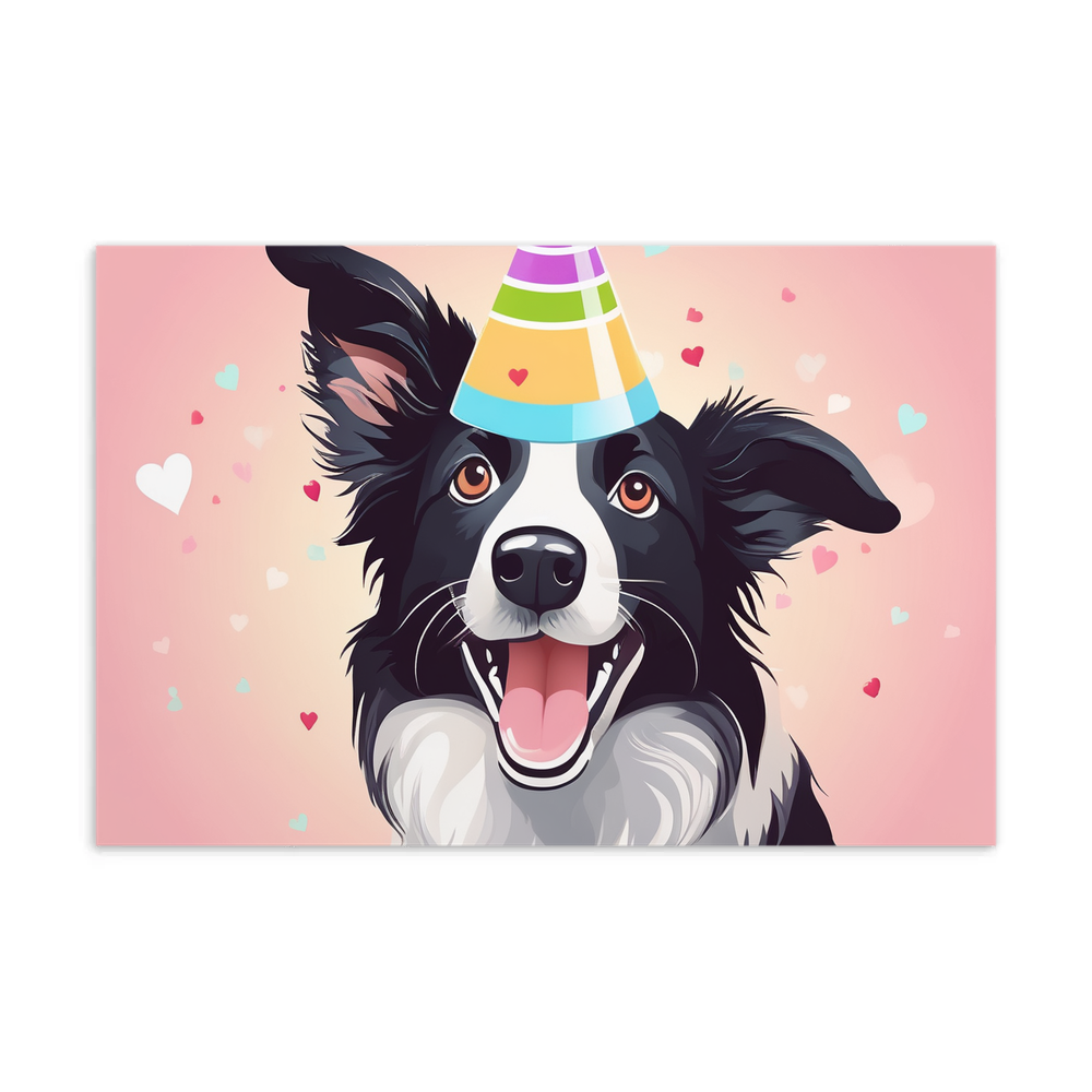 PugMug Custom Border Collie Postcard
