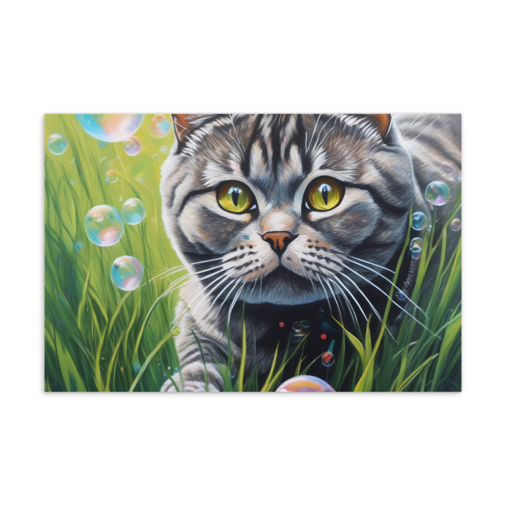 PugMug Custom Tabby British Shorthair Cat Postcard