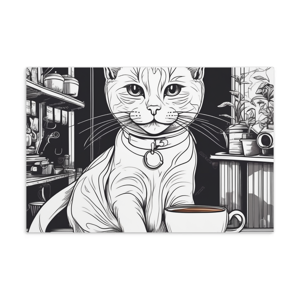 PugMug Custom White Companion Cat Postcard