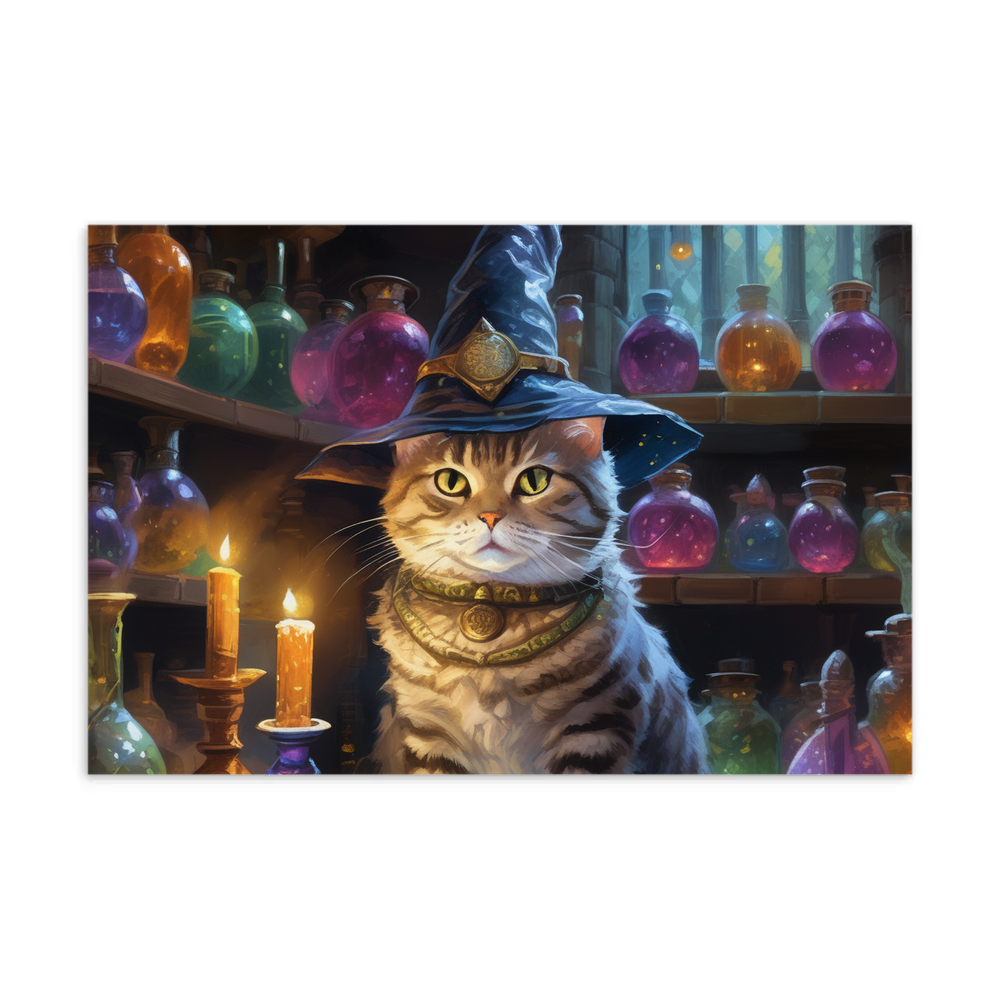 PugMug Custom Tabby American Shorthair Cat Postcard