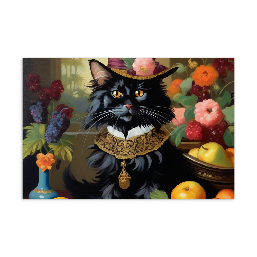 PugMug Custom Black Maine Coon Cat Postcard