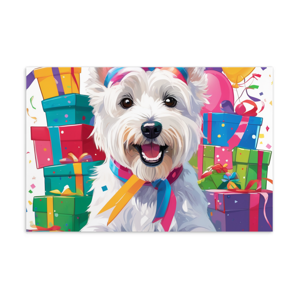 PugMug Custom West Highland White Terrier Postcard