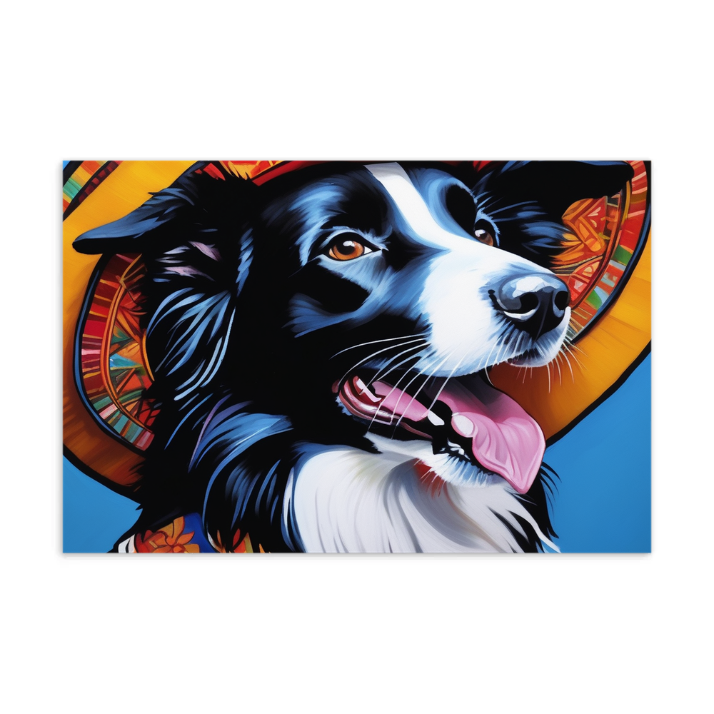 PugMug Custom Border Collie Postcard