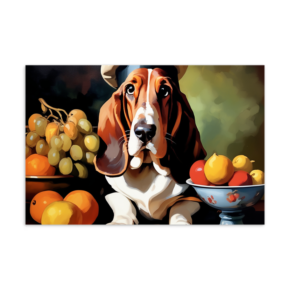 PugMug Custom Basset Hound Postcard