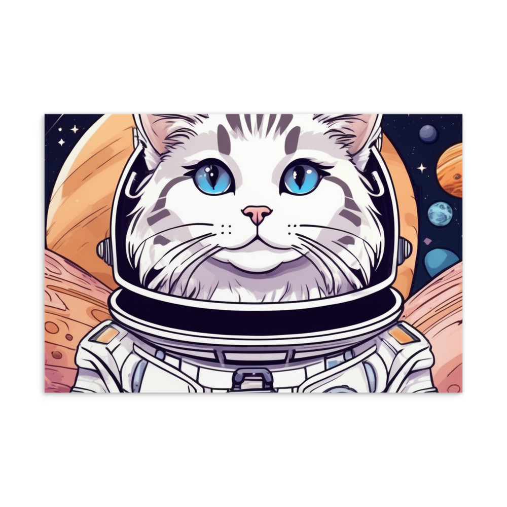 PugMug Custom Tabby Ragdoll Cat Postcard