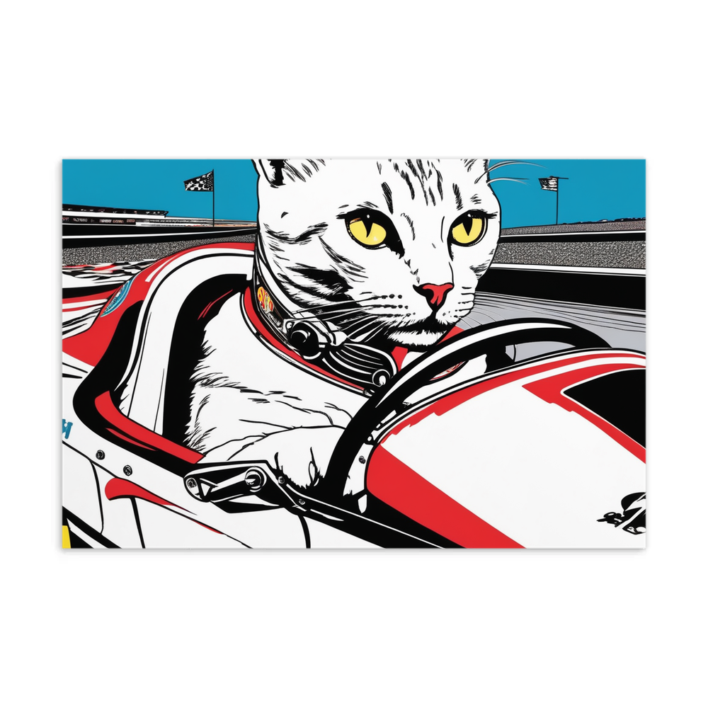 PugMug Custom White Companion Cat Postcard