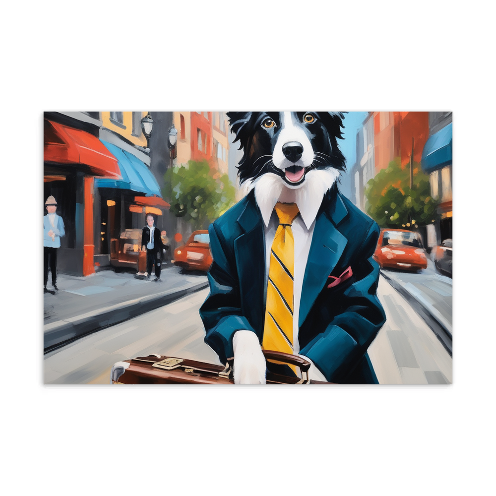 PugMug Custom Border Collie Postcard