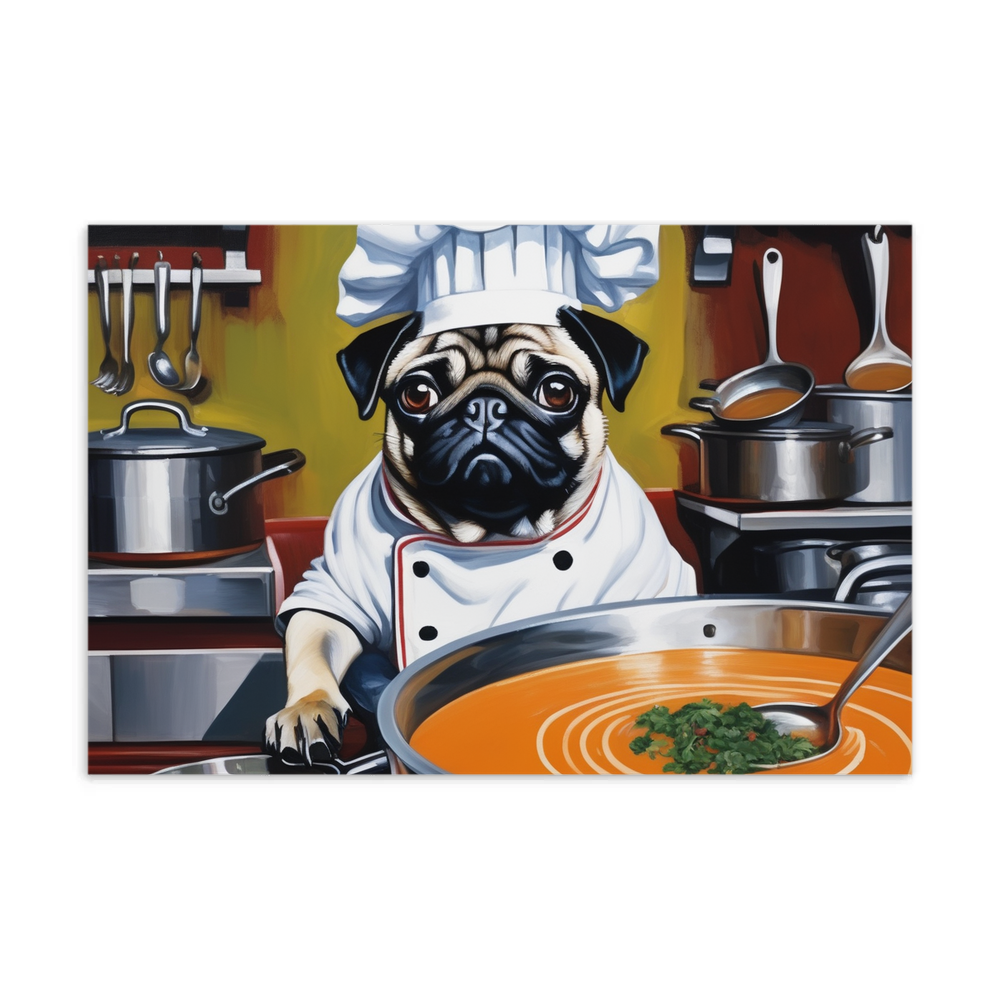 PugMug Custom Pug Postcard