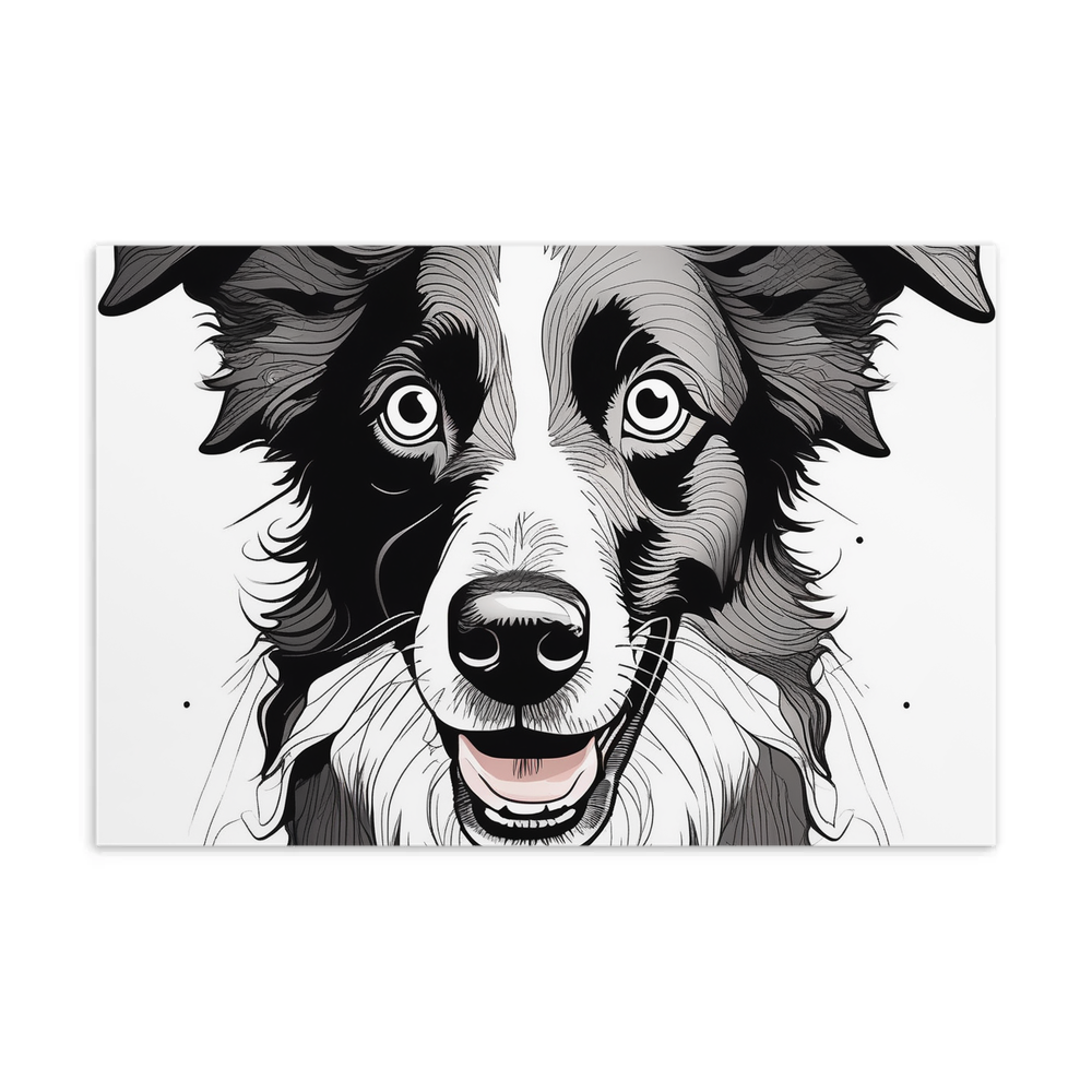 PugMug Custom Border Collie Postcard