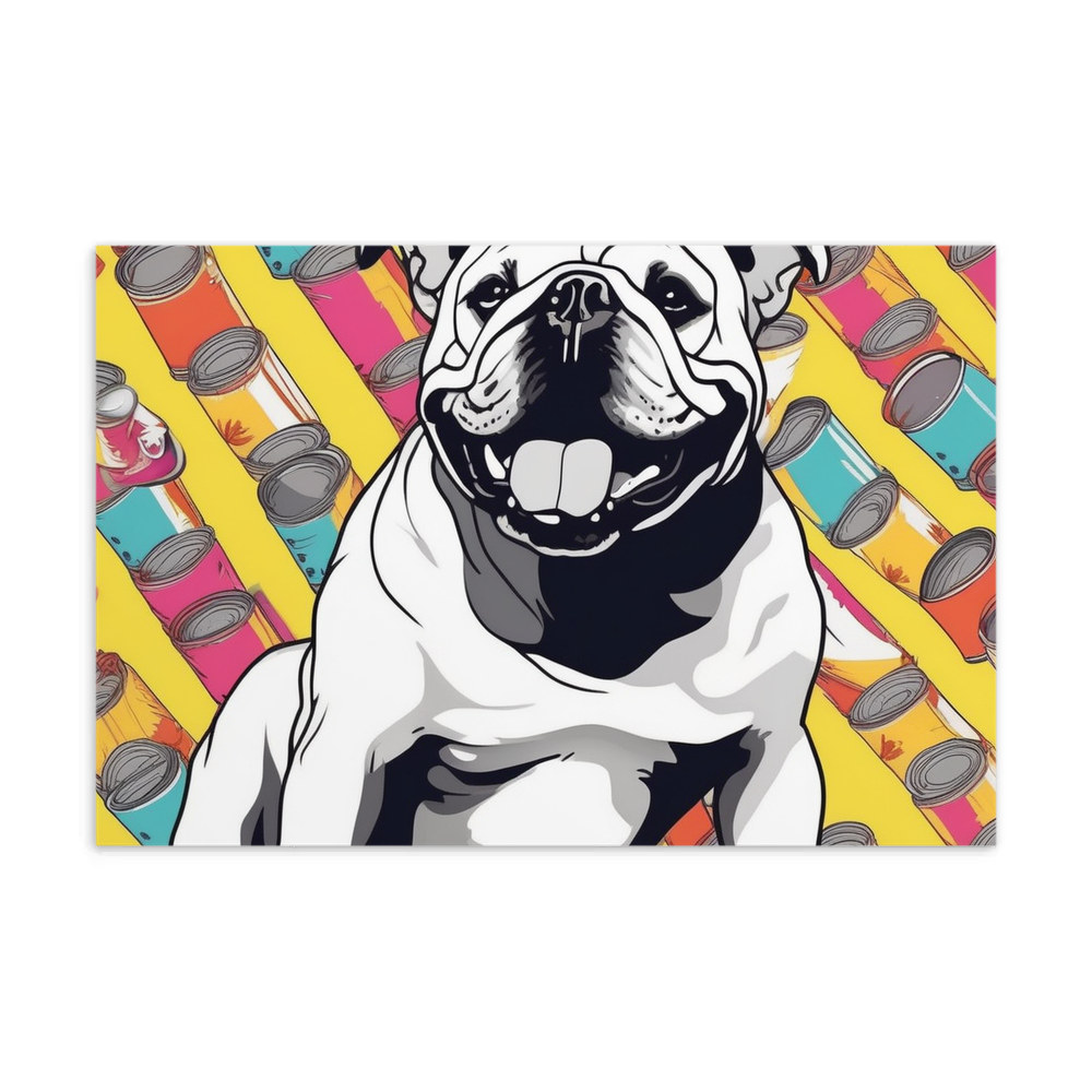 PugMug Custom Bulldog Postcard