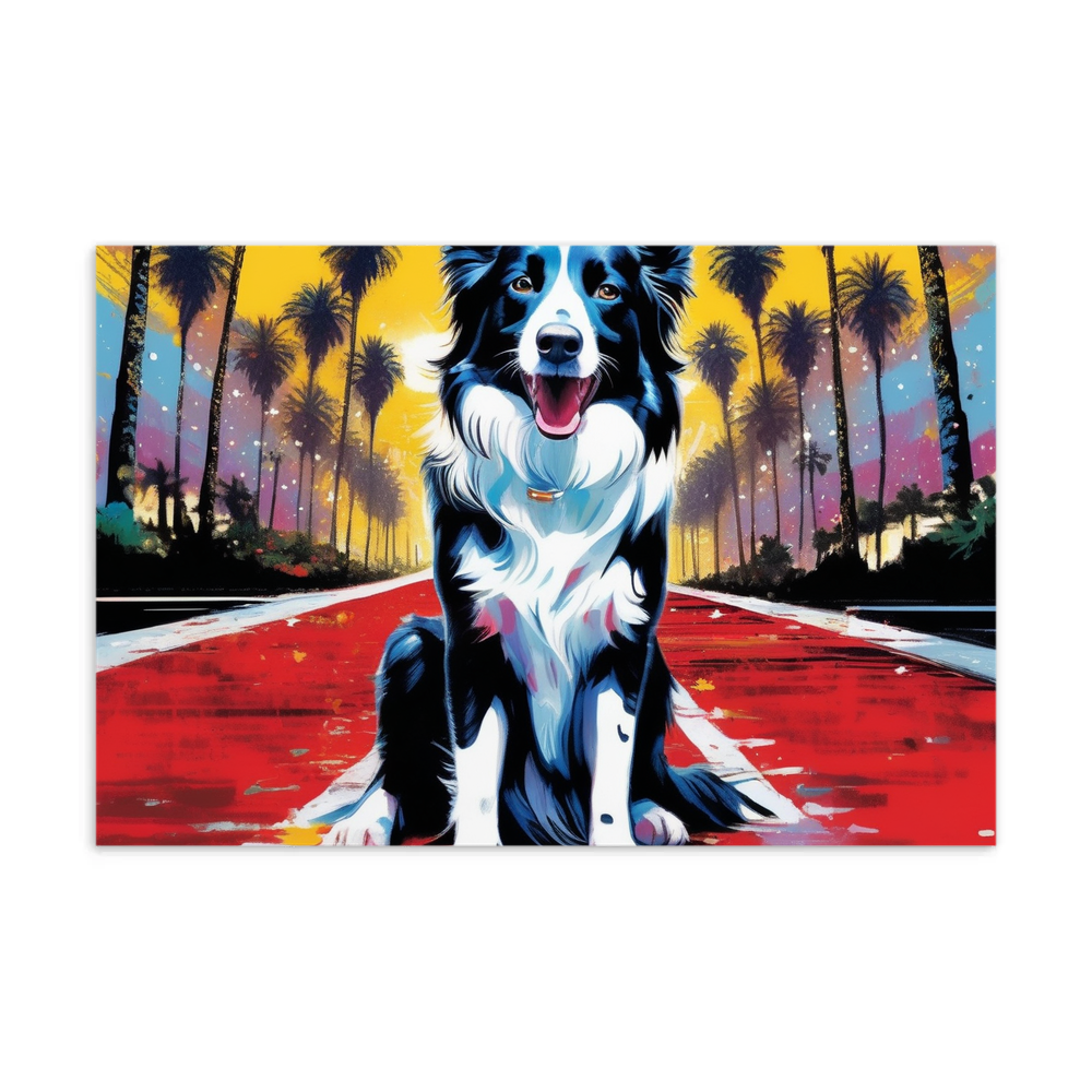 PugMug Custom Border Collie Postcard