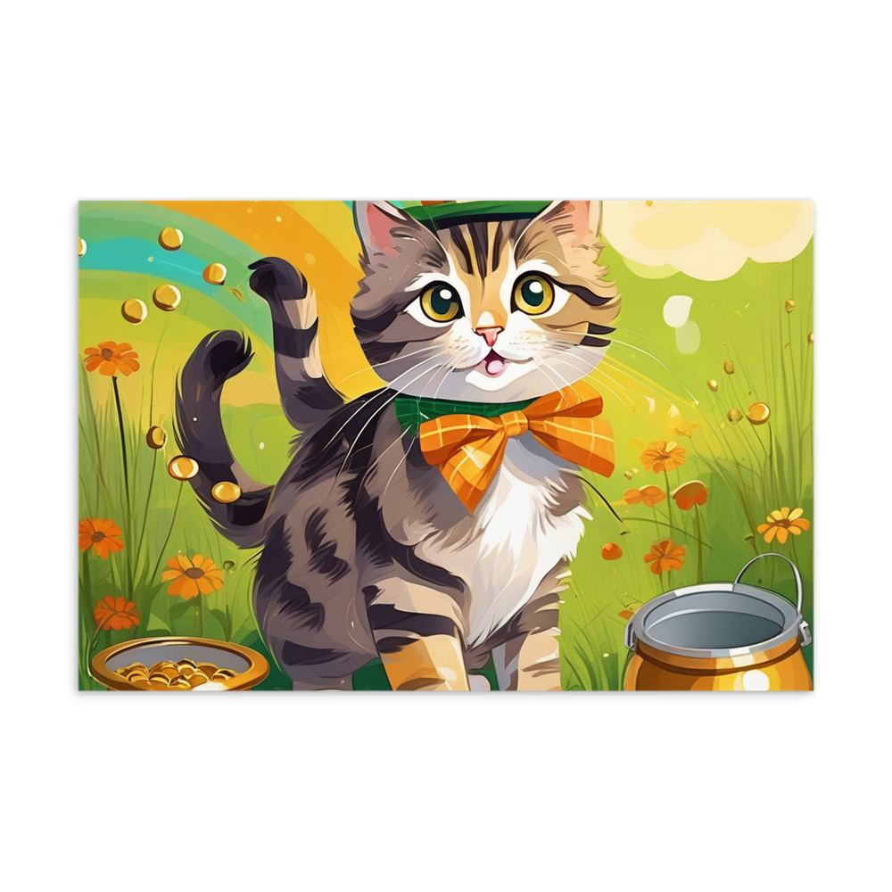 PugMug Custom Tabby Scottish Fold Cat Postcard