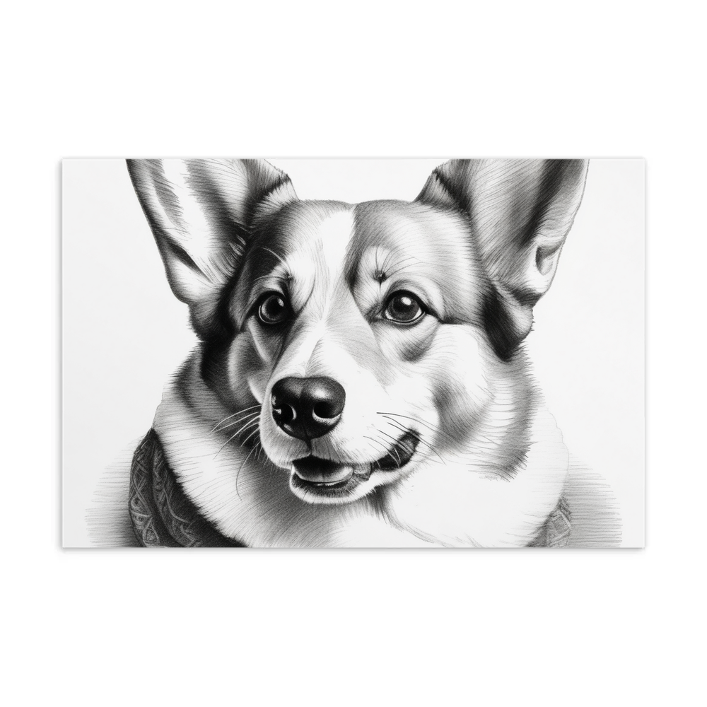 PugMug Custom Pembroke Welsh Corgi Postcard